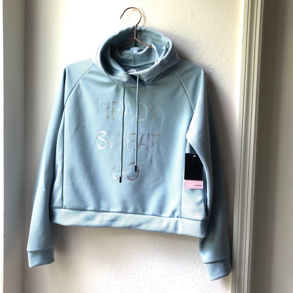 Soho Sport Activewear Sweatshirt Hood Drawstring